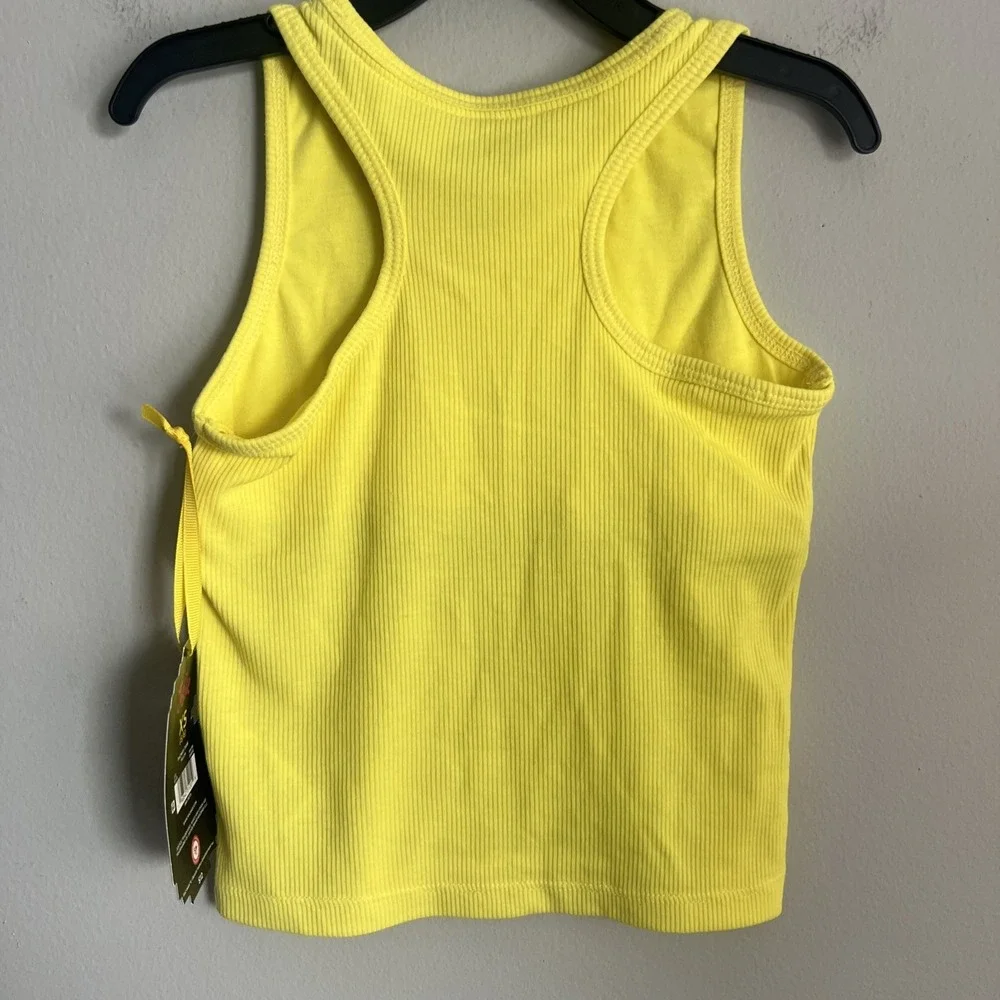 Justice Girls Pacman Tank Size XS (5/6) Yellow